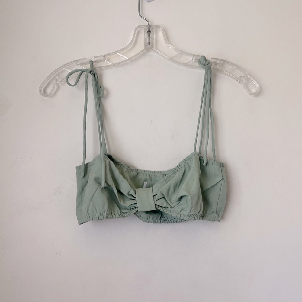 Princess Polly Ava Mint Green Crop Top 4